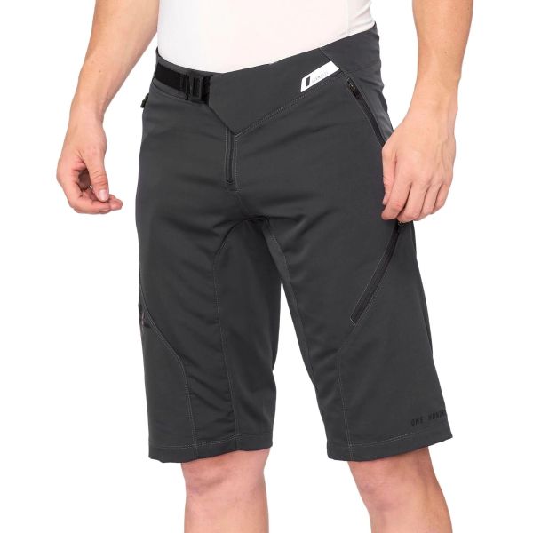 100% Airmatic Shorts - Charcoal