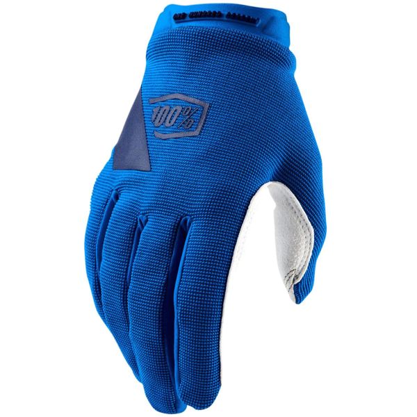 100% Ridecamp Womens Protective Gloves - Blue