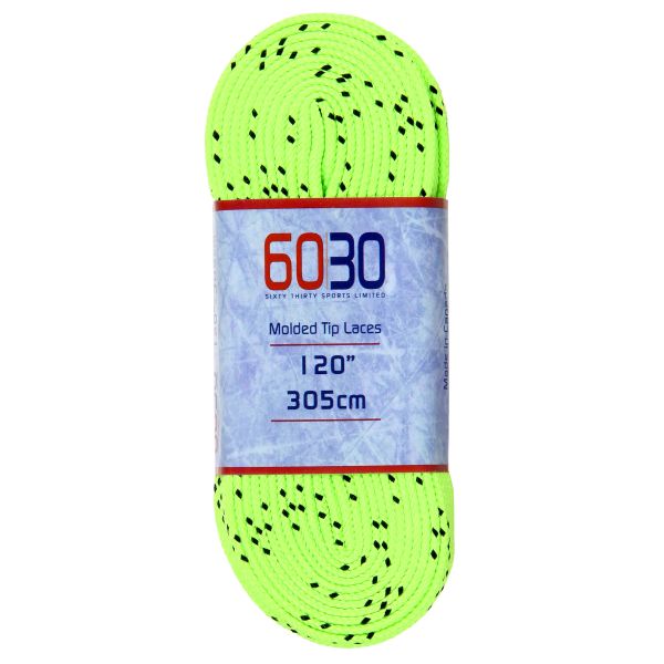 6030  Skate Laces Lime/Black-96&#039;&#039;