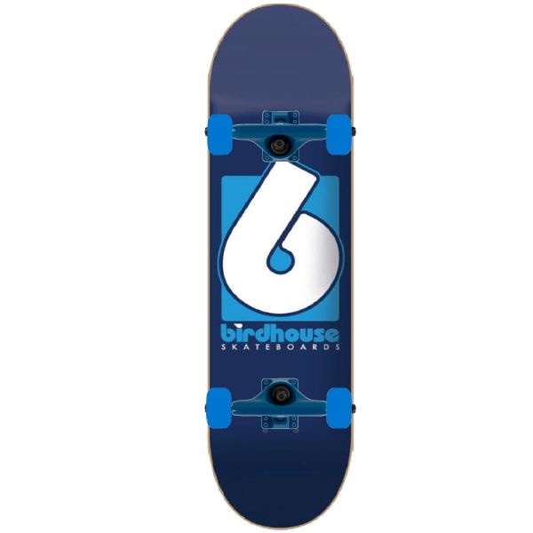 Birdhouse B Logo Custom Skateboard - Blue 8.375&#039;&#039;