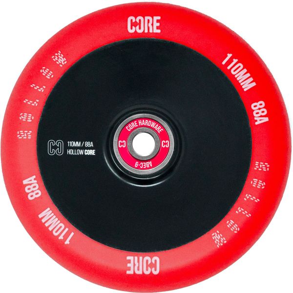 CORE Hollow V2 Scooter Wheel 110mm - Red/Black