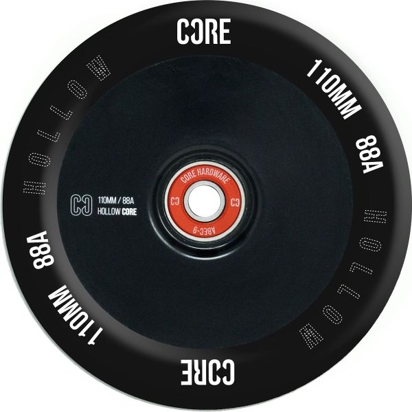 CORE Hollow Scooter Wheel - Black/Black 110mm