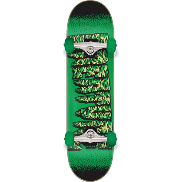 Creature Logo Mummy Mini Complete Skateboard - Green 7.75&quot;