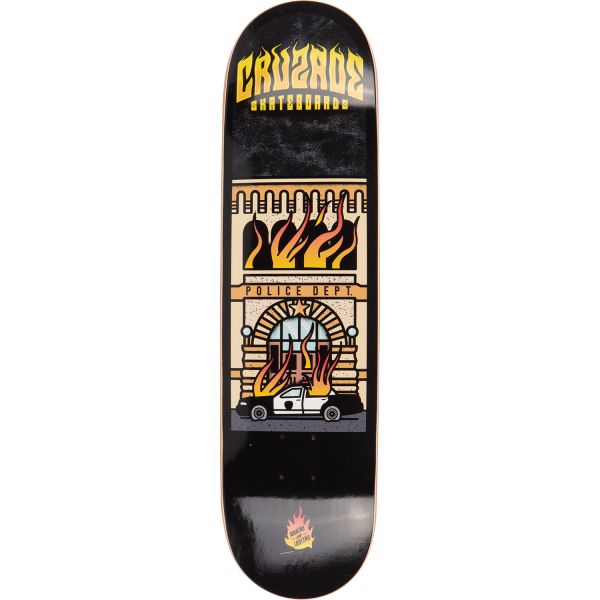 Cruzade Burning and Looting Skateboard Deck - 8.25