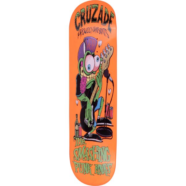 Cruzade Smashing Punk Finks Skateboard Deck - 8&quot;