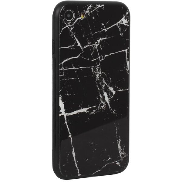 C@se Lux iPhone 7/8 Case - Black/White Marble