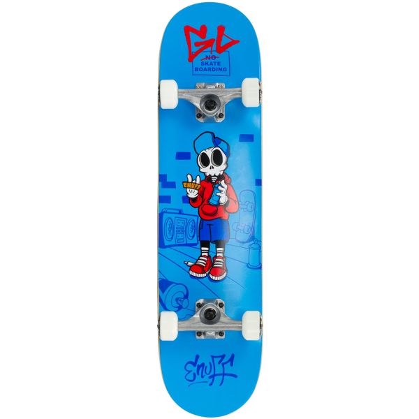Enuff Skully Mini Complete Skateboard - Blue 7.25&#039;&#039;
