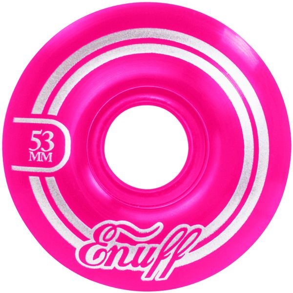 Enuff Refresher II 55D Skateboard Wheels - Pink 53mm