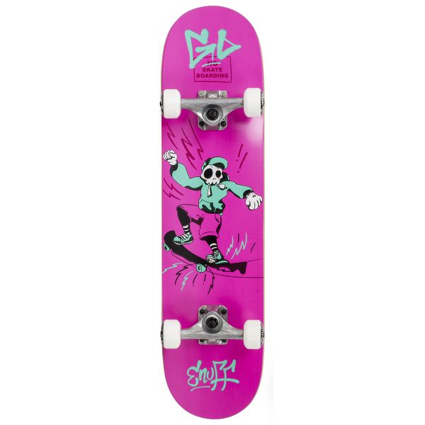 Enuff Skully Complete Skateboard - Pink 7.75&#039;&#039;