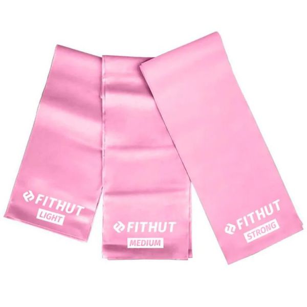 FitHut Resistance Band x3 Set - Pink