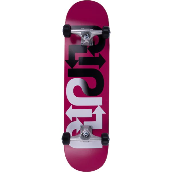 Flip Team Directions Complete Skateboard - Pink 8&quot;