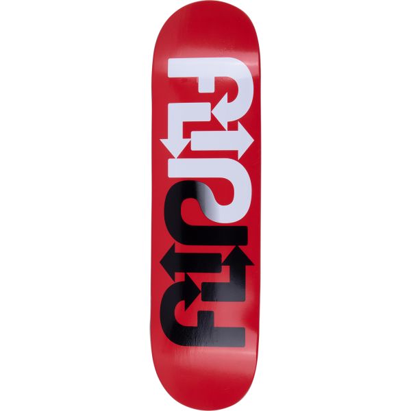 Flip Directions Skateboard Deck - Red 8.375&quot;