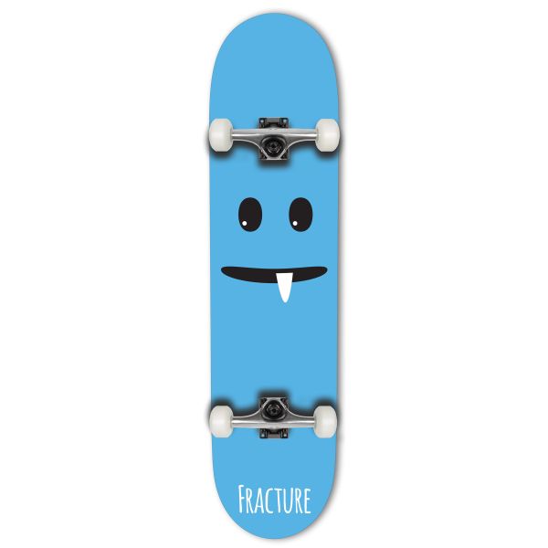 Fracture Lil Monsters Complete Skateboard - Blue 7.75&#039;&#039;