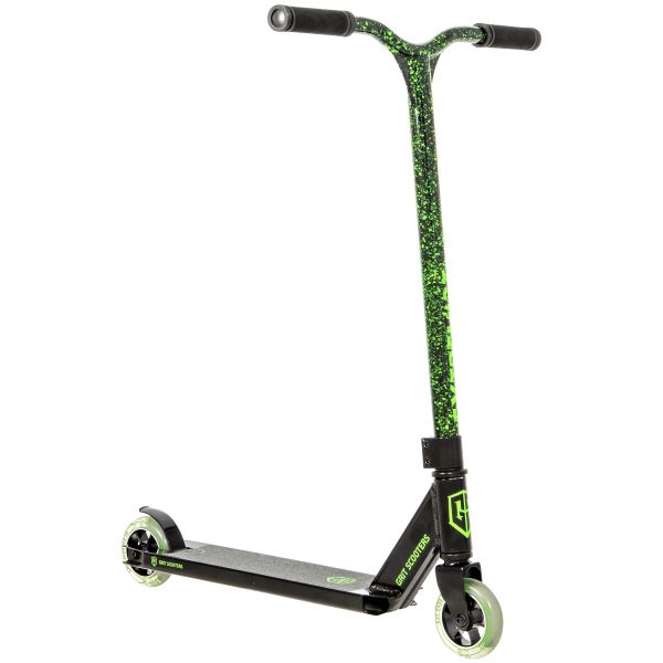 Grit 2021 Extremist Stunt Scooter - Black/Marble Green