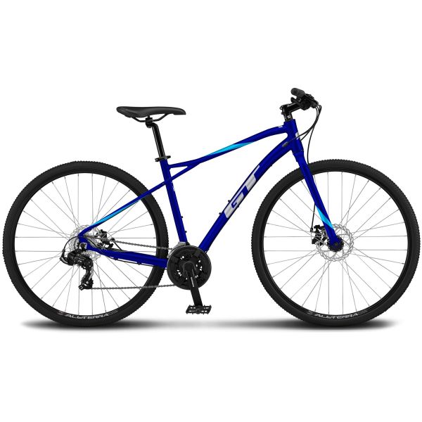 GT Transeo Sport M Hybrid Bike - Blue, Large