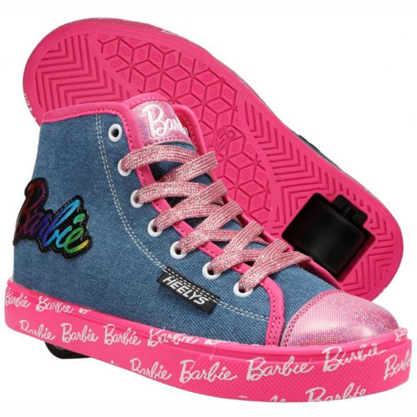 Heelys x Barbie Hustle - Denim/Pink/Rainbow
