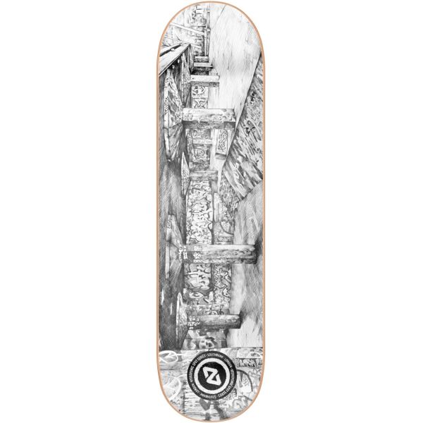Hydroponic Spot Series Skateboard Deck - South Bank 8&quot;