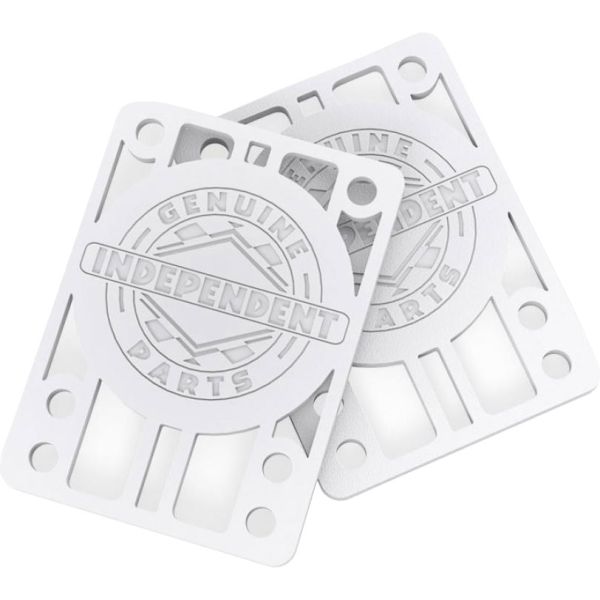 Independent Riser Pads - White 1/8&quot;
