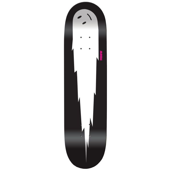 Meow Halley&#039;s Comet Skateboard Deck - Black/White 7.75&#039;&#039;