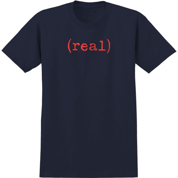 Real Lower T Shirt - Navy/Red