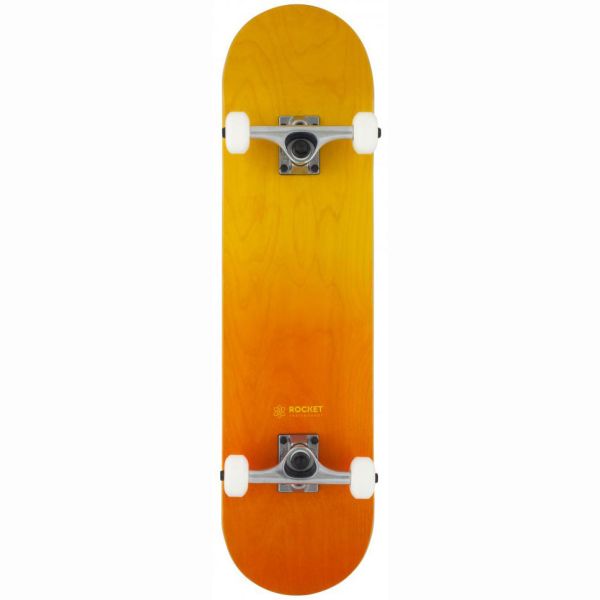 Rocket Double Dipped Complete Skateboard - Orange 8&#039;&#039;