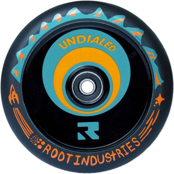2 x root Industries air Stunt-scooter papel 110mm Roller Wheels azul cromo Blue 