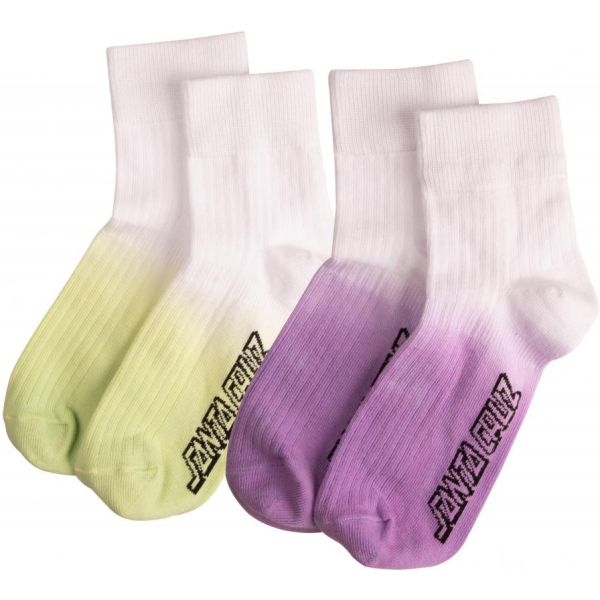 Santa Cruz Zone Womens Socks - Dip Dye