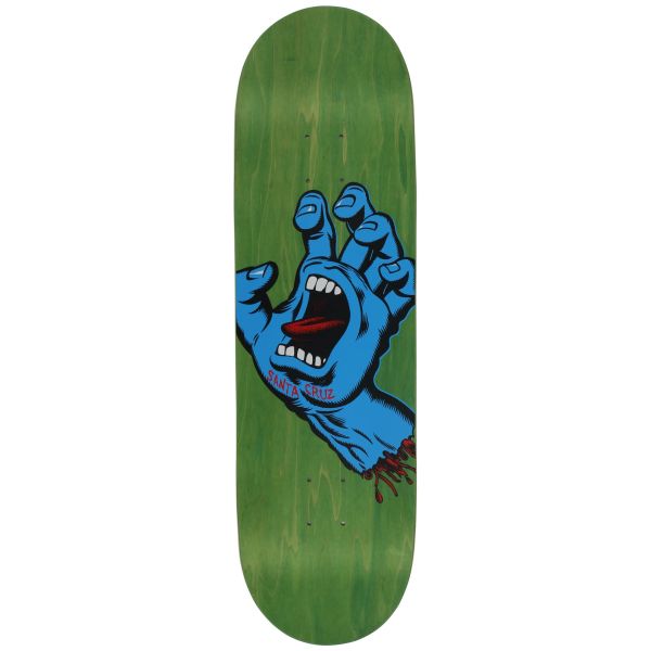 Santa Cruz Screaming Hand Skateboard Deck - Green 8.8&#039;&#039;
