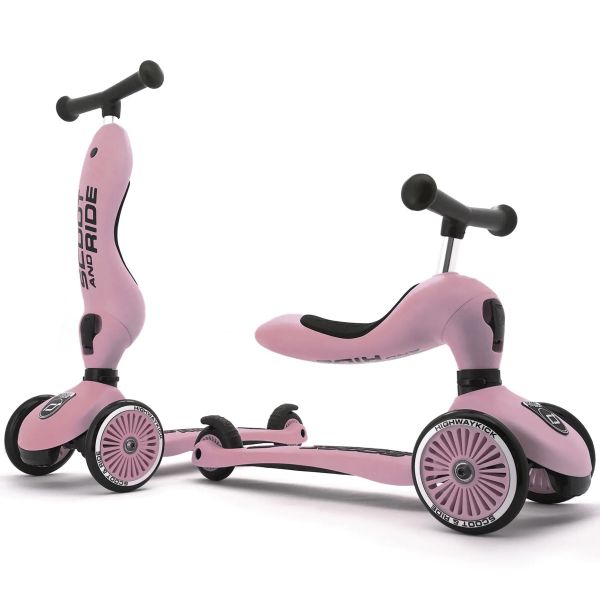 Scoot and Ride Highway Kick 1 Kids Scooter - Rose