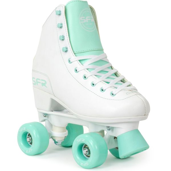 [Cosmetic Damage] SFR Figure Quad Roller Skates - White/Green UK 5