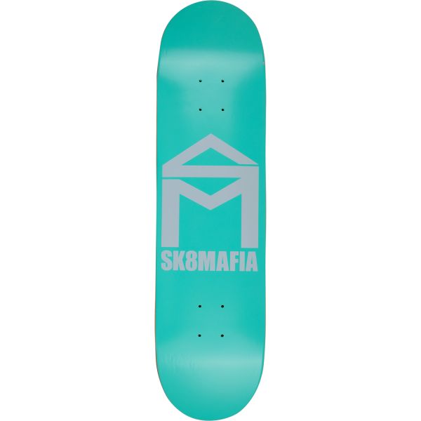 Sk8 Mafia Flo Series House Logo Skateboard Deck - Fluor Green 8&quot;