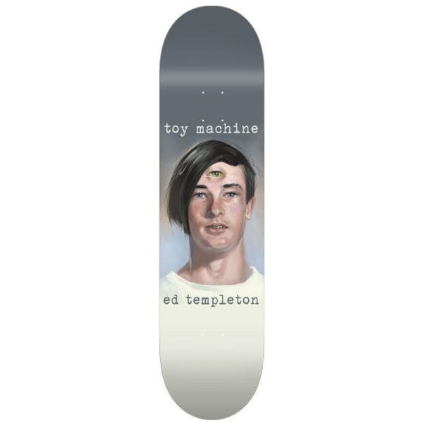 Toy Machine Portrait Skateboard Deck - Templeton 8.25&#039;&#039;