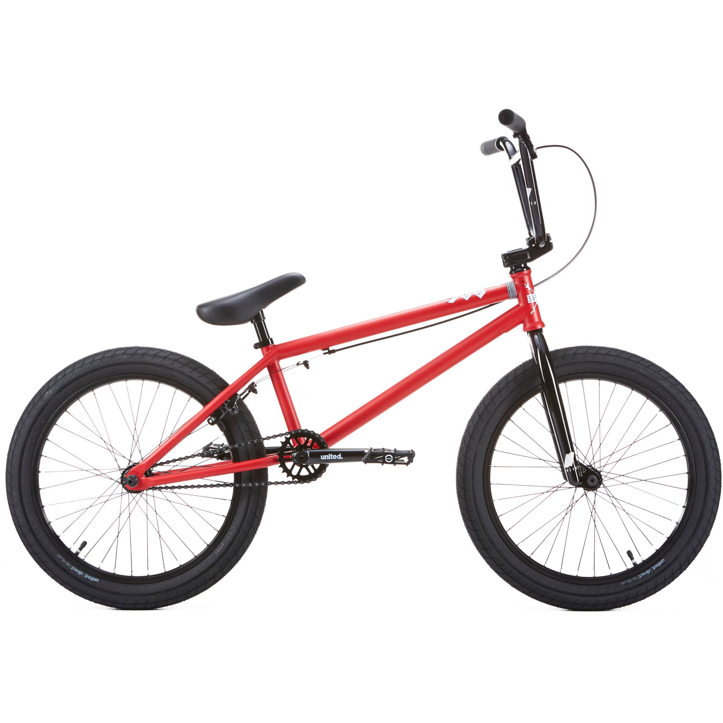 United Supreme 20.5'' Complete BMX - Deep Flat Red | SkateHut