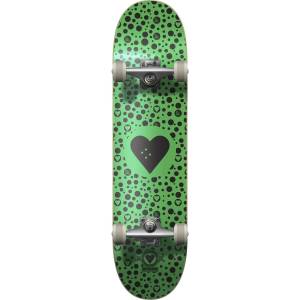 The Heart Supply Round Logo Complete Skateboard - Spots 8"