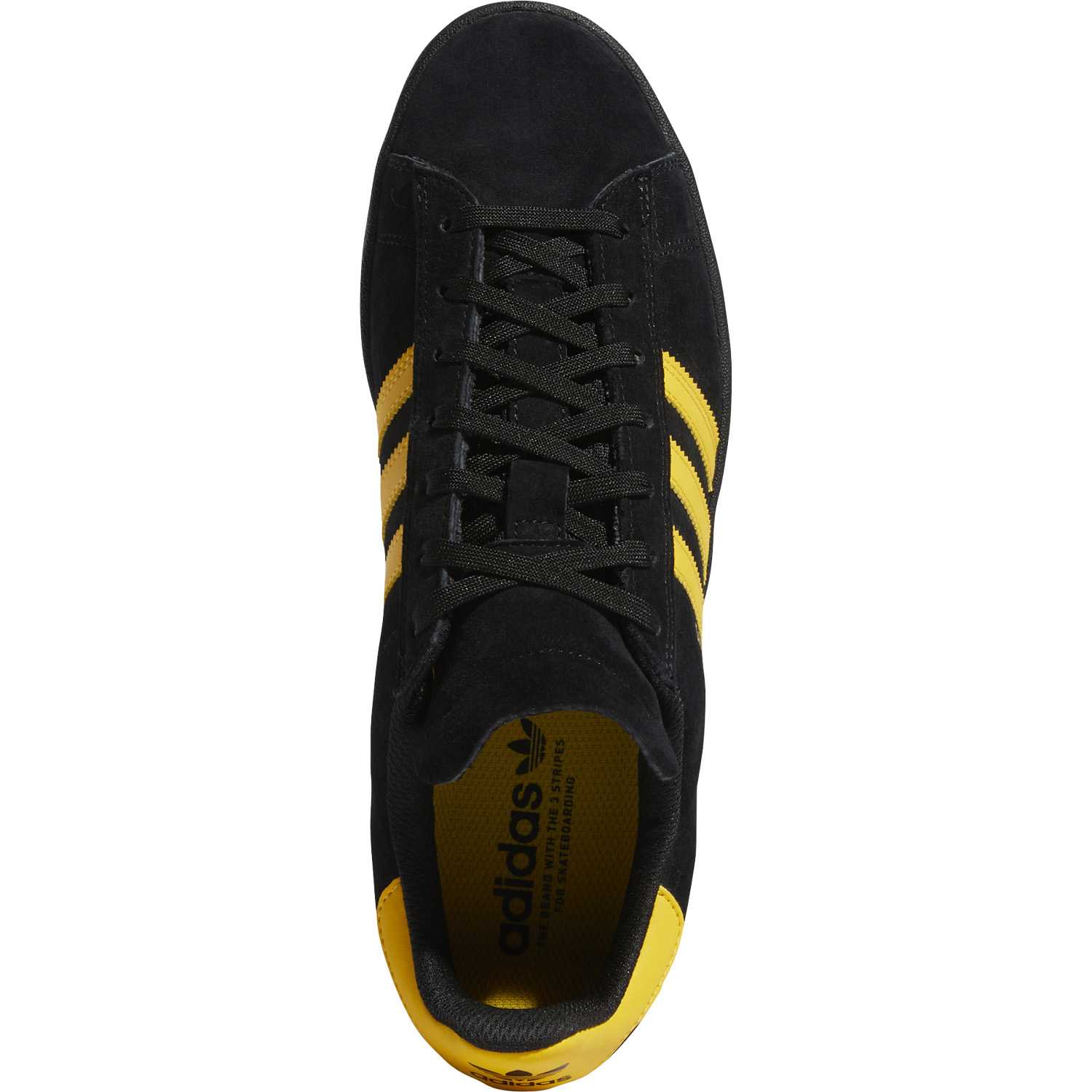 Box Damage] Adidas Skateboarding Campus ADV Skate Shoes - Black/Gold/Black  UK 10 | SkateHut