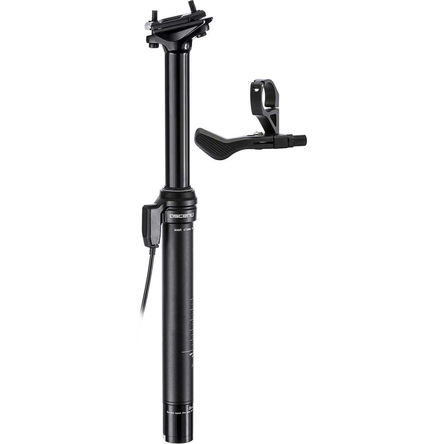 BRAND X ASCEND II ドロッパーシートポスト 30.9 Brand-X Ascend II 2x Lever Dropper Seatpost Black 100mm - 30.9mm x