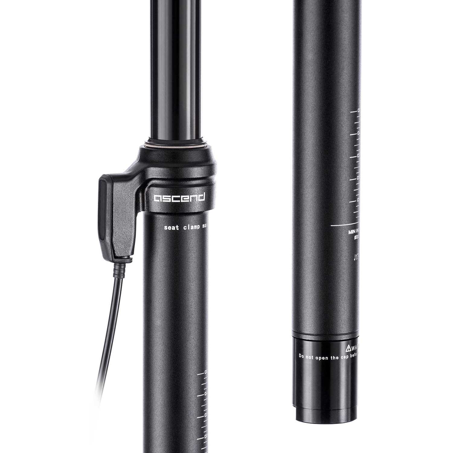 Brand-X Ascend II 2x Lever Dropper Seatpost Black 100mm - 30.9mm x