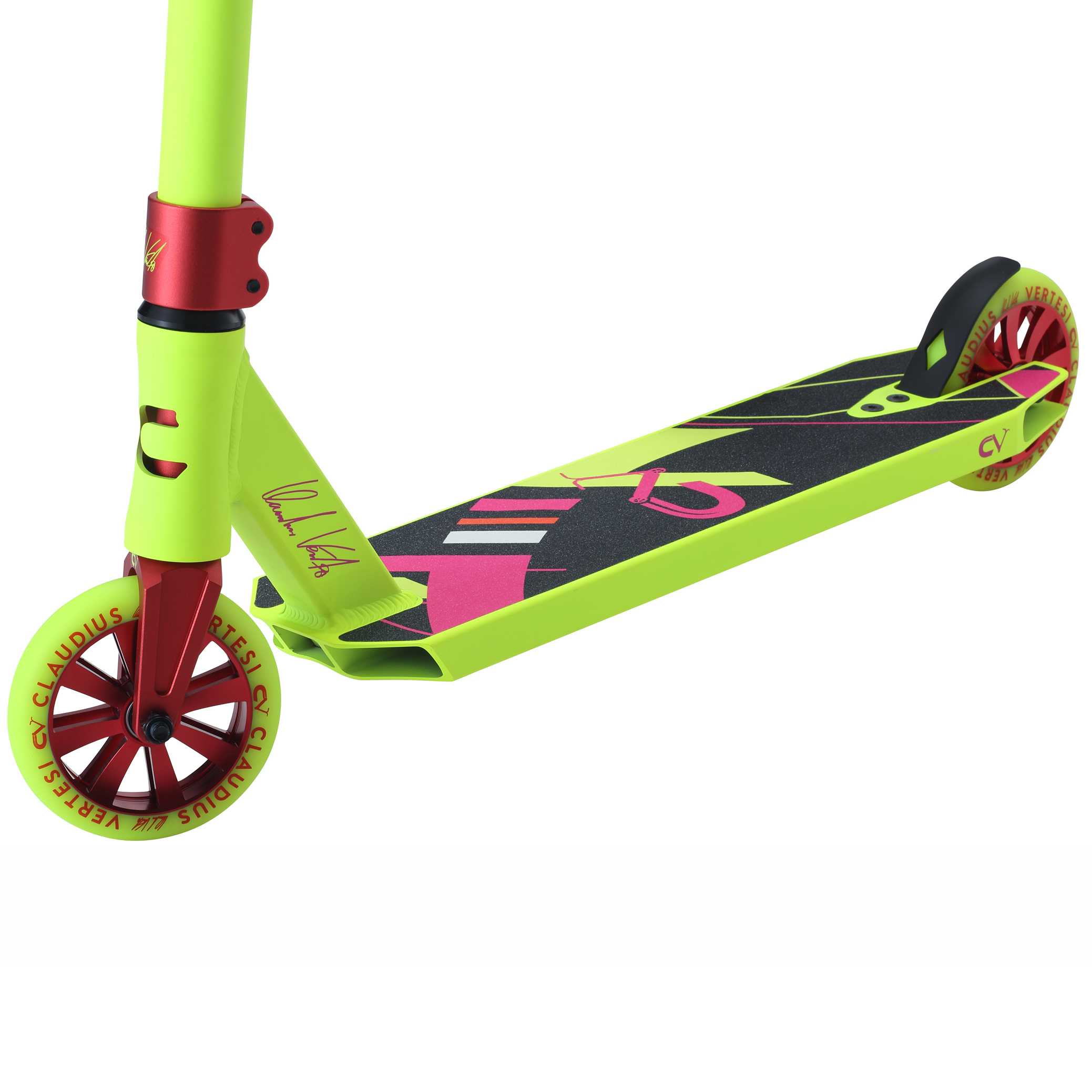 Claudius Vertesi Signature Stunt Scooter - Neon Yellow | SkateHut