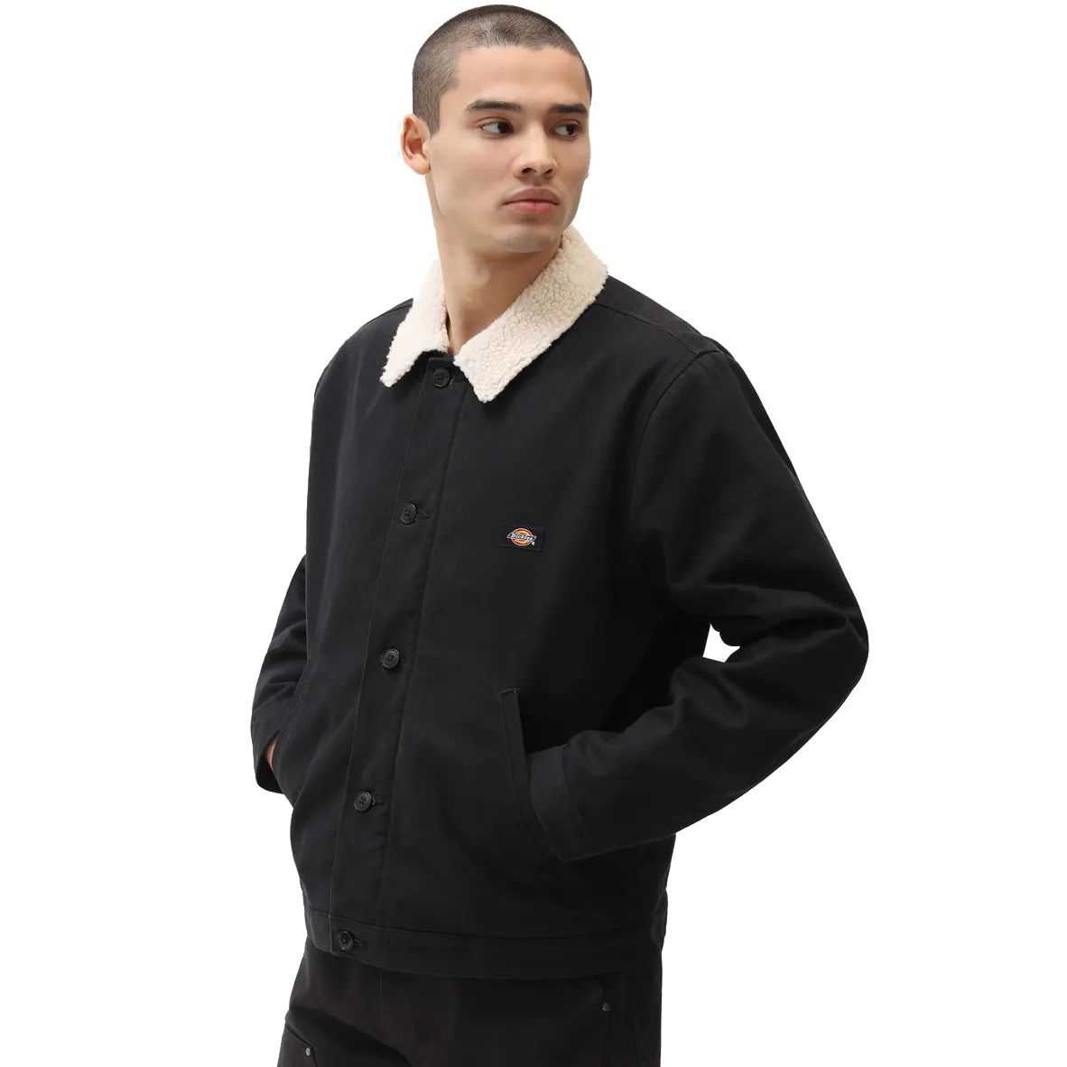 Dickies Duck Canvas Chore Coat - Black | SkateHut
