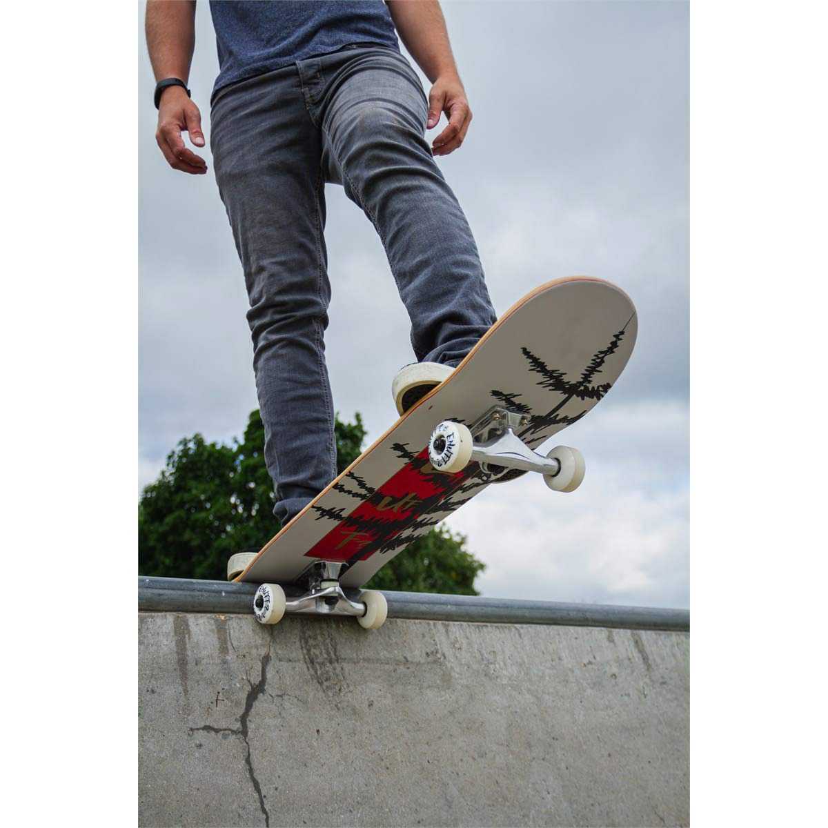 ENUFF SKATEBOARD EVERGREEN Enuff Evergreen Complete Skateboard - Sage⁄Grey - RollBack World