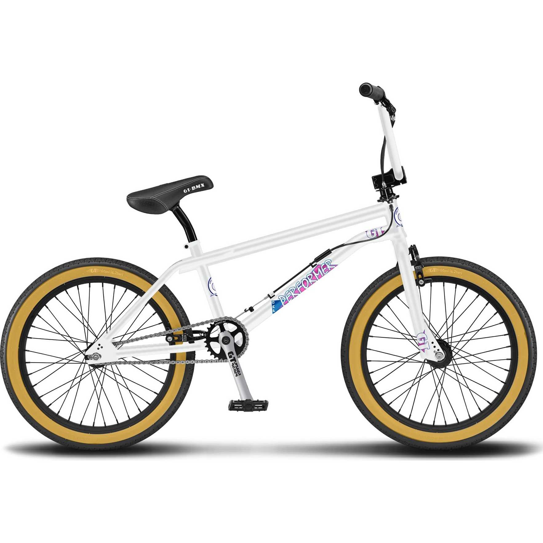 GT Pro Performer Heritage 2022 Complete BMX White SkateHut