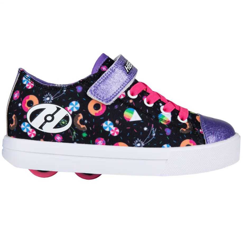 Heelys Snazzy X2 - Black/Rainbow/Sweets | SkateHut