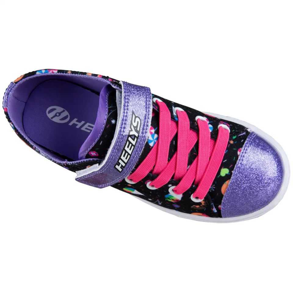 Heelys Snazzy X2 - Black/Rainbow/Sweets | SkateHut