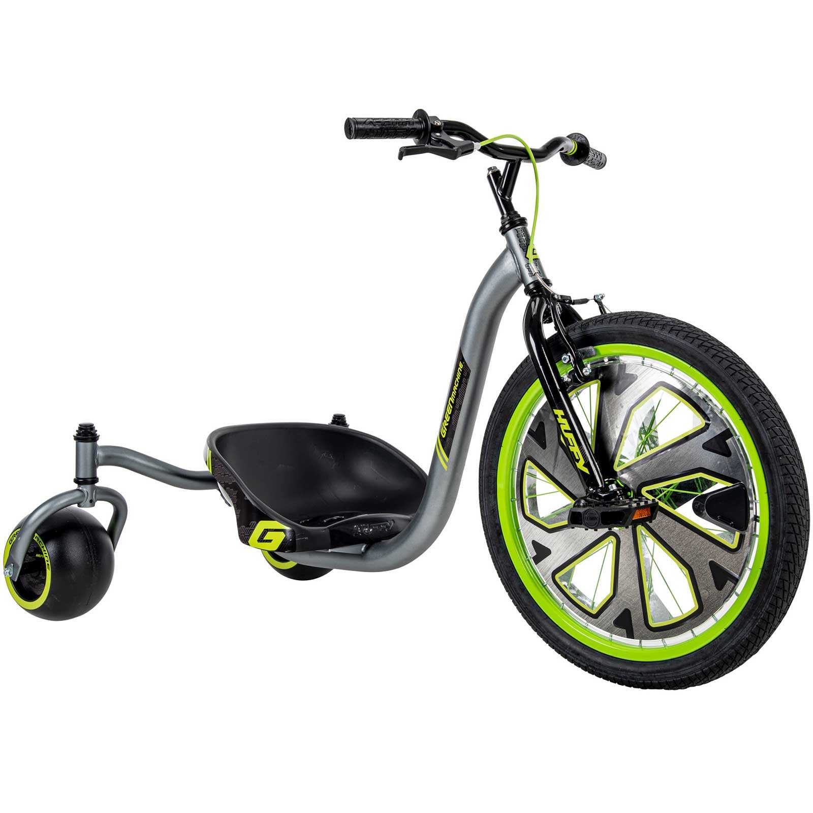 HUFFY 三輪　トライフル Huffy Green Machine Trike - Black/Lime | SkateHut