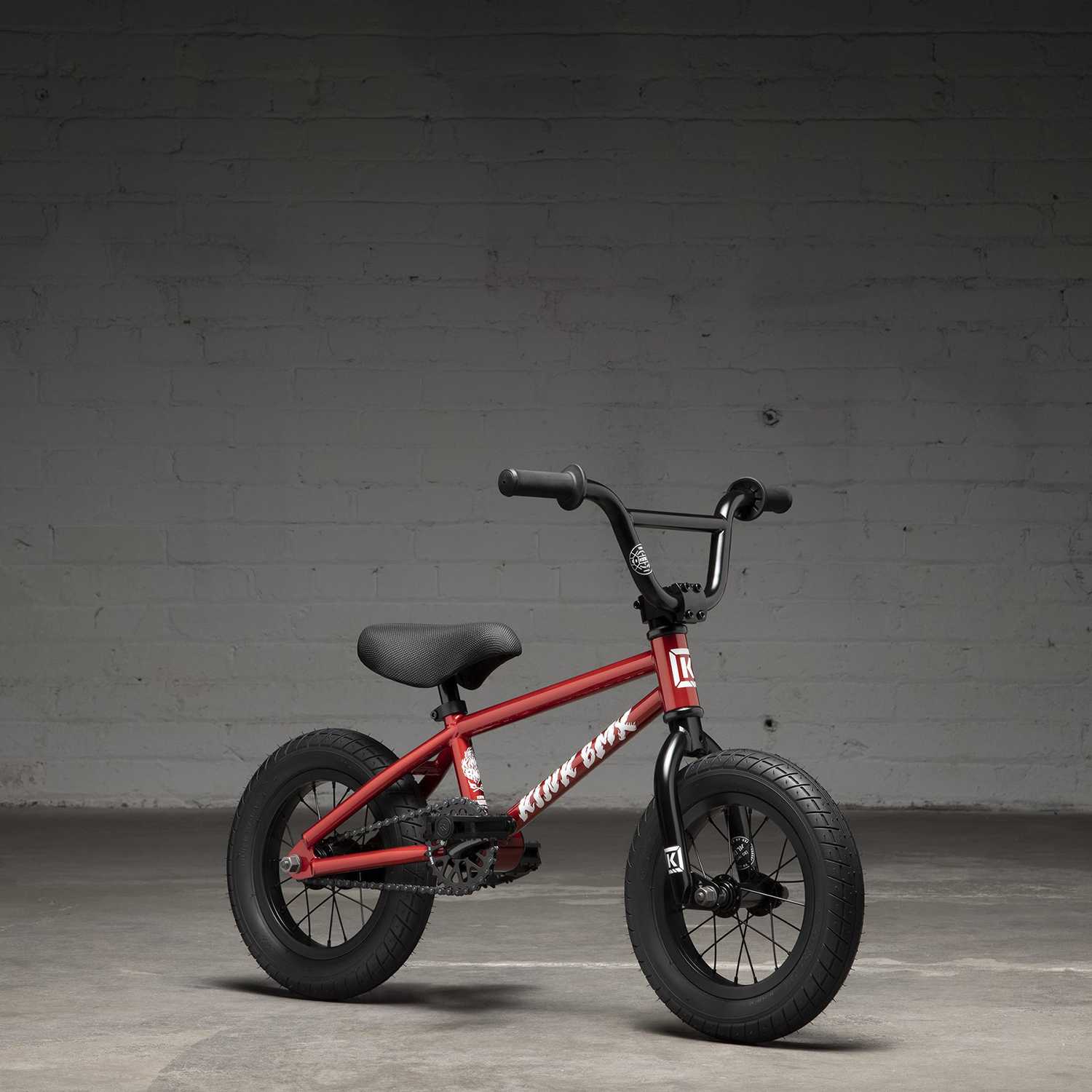 Kink Roaster 12'' 2022 Complete BMX - Gloss Digital Red | SkateHut