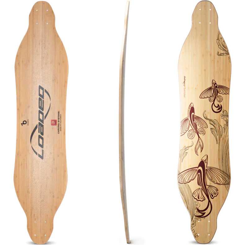 スケートボード Loaded VANGUARD COMPLETE Flex 4 Loaded Vanguard Complete Longboard (Carving/Pumping) - Flex 4