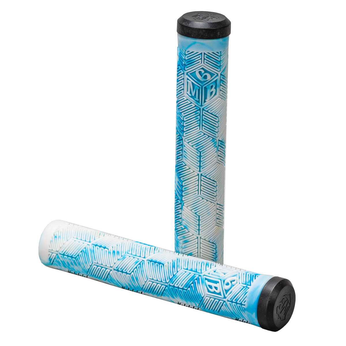 Mafiabike Lucky 6 BMX Grips - Blue/White | SkateHut