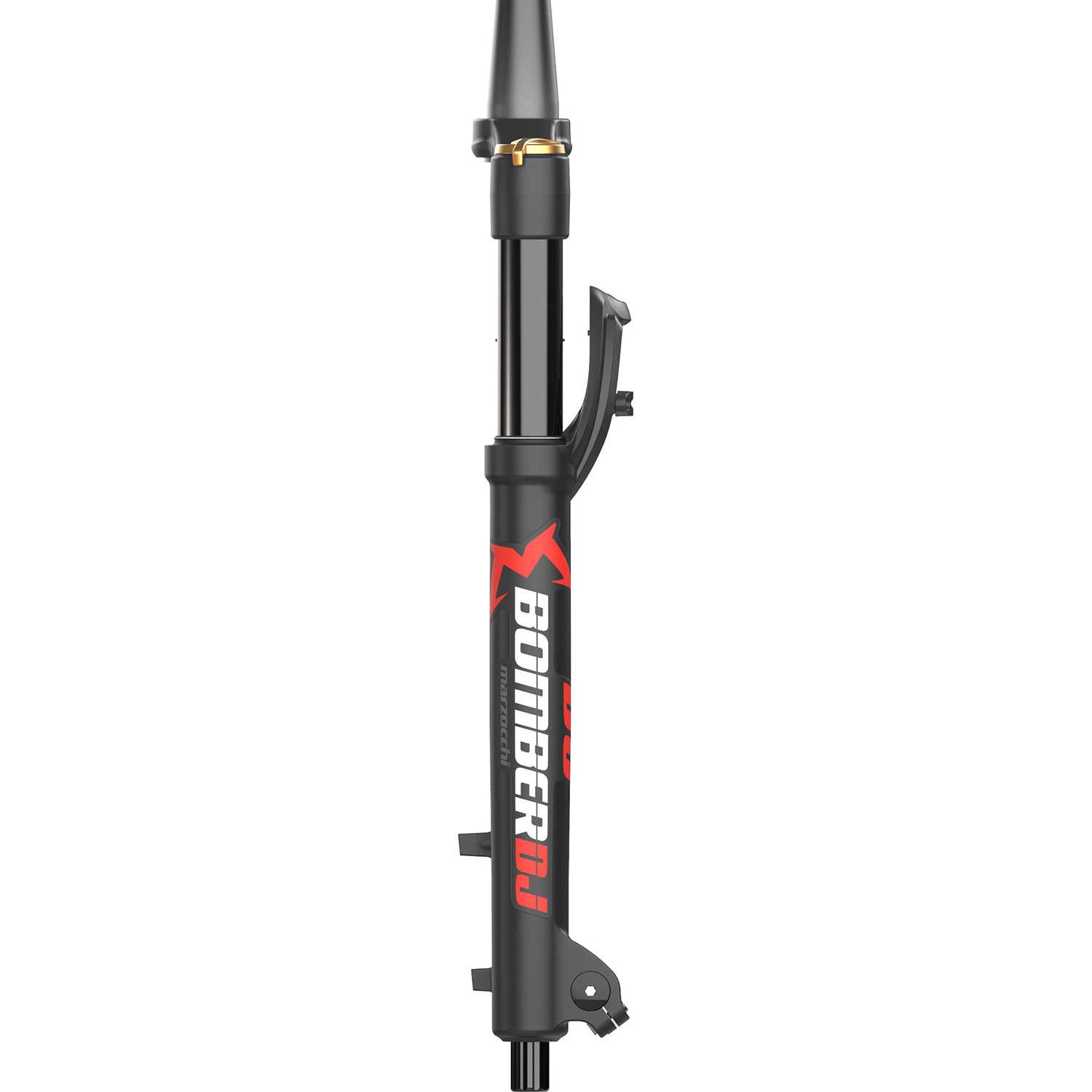 Marzocchi Bomber DJ Grip Tapered Forks - Matte Black 26'' Wheel