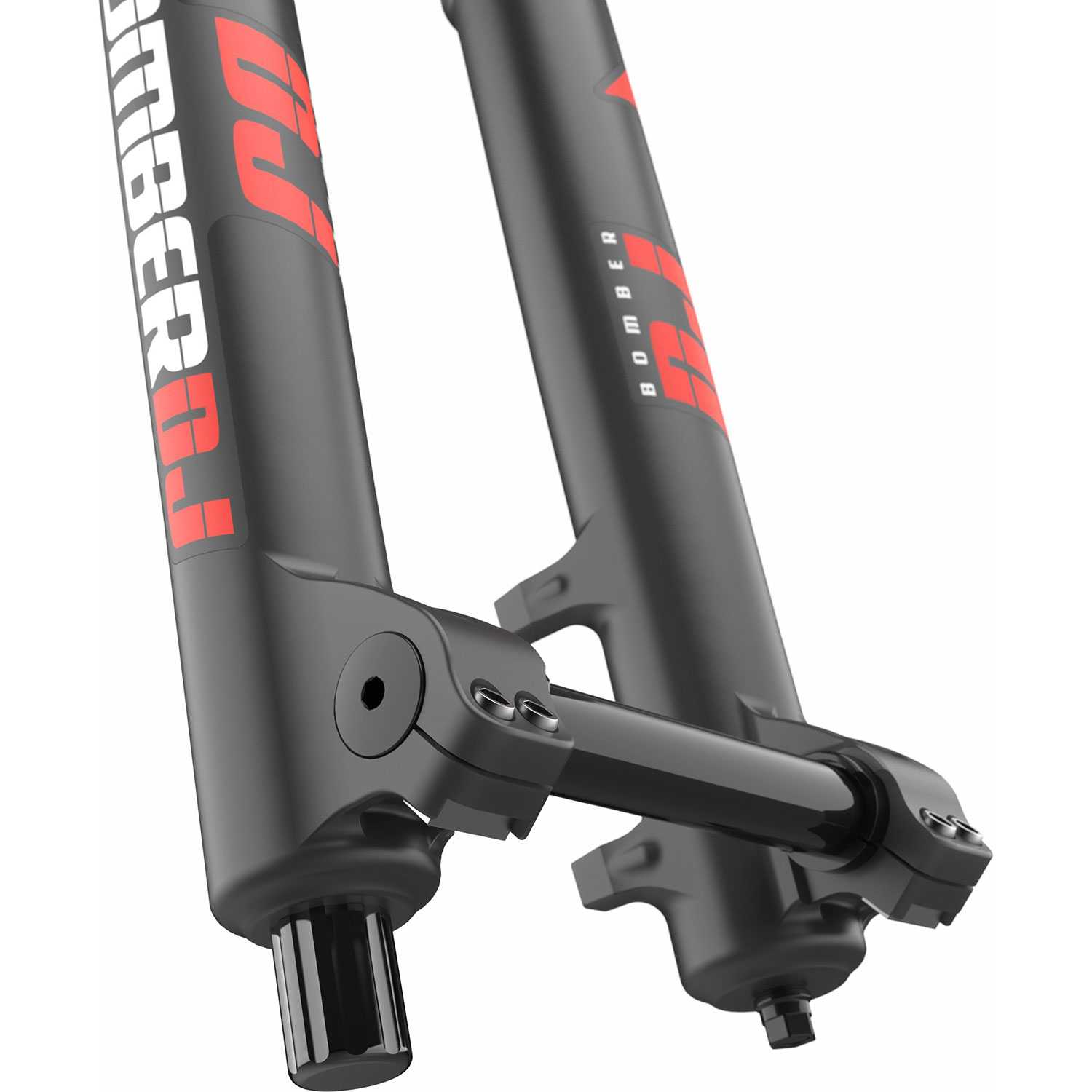 Marzocchi Bomber DJ Grip Tapered Forks - Matte Black 26'' Wheel
