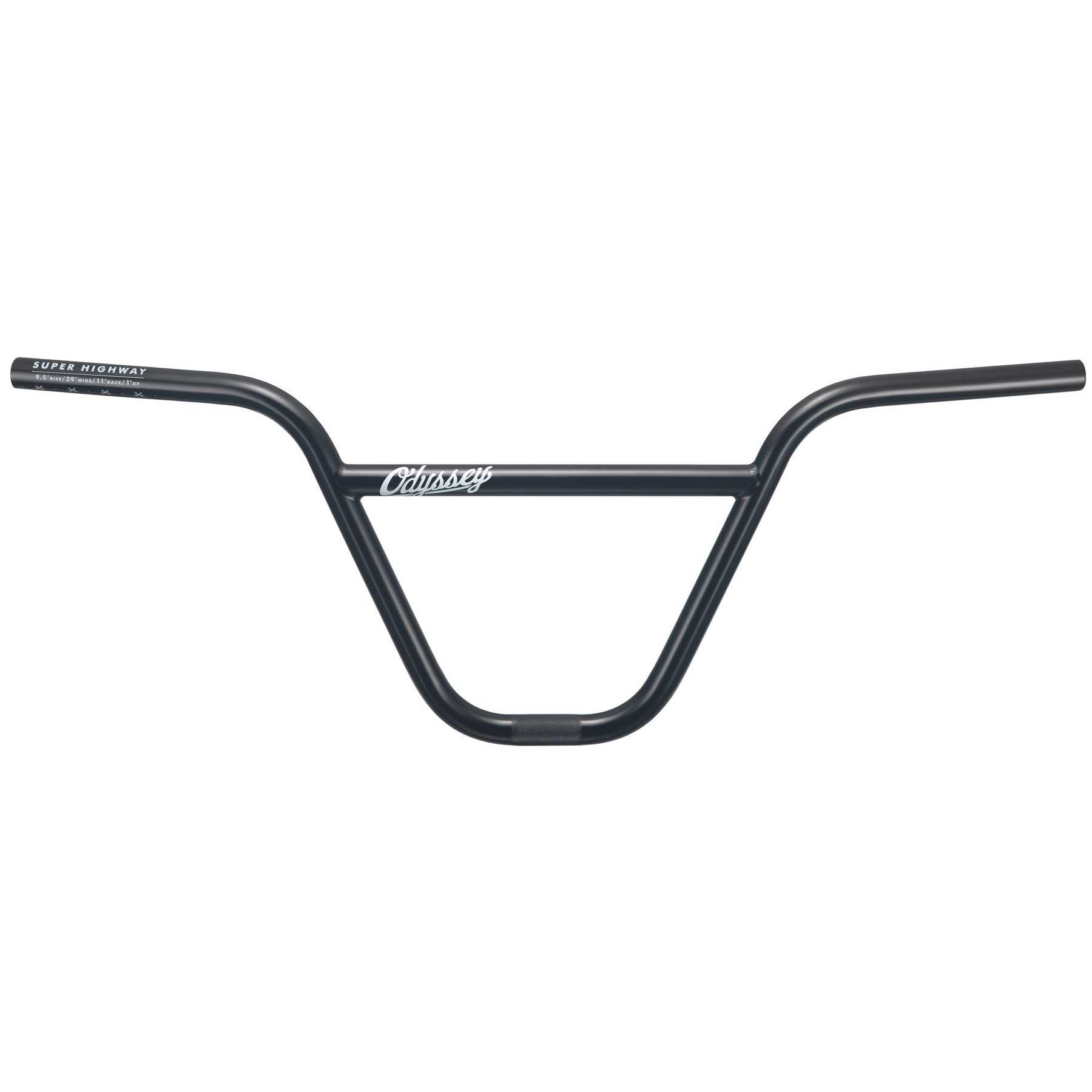 Odyssey Super Highway 9.5'' BMX Handlebars - Rust Proof Black